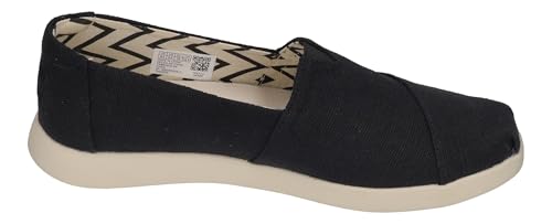 Image of TOMS Women's Alpargata Plus Slip On Espadrille, Textile Upper, Relaxed Fit, CloudBound Insole, Stretchy Easy On and Off
