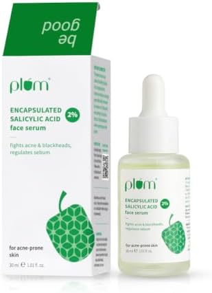 Plum 2% Salicylic Acid Face Serum for Acne & Blackheads | Oil Control & Pore Cleansing | Suitable for Oily & Acne-Prone Skin | Clinically Proven | For Men & Women | 30 ml