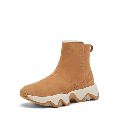 Sorel Kinetic Impact Short Boot WP, Botas de invierno impermeables, Mujer, Tawny Buff Gum 17, 38 EU