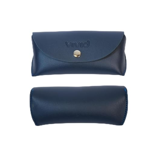 Image of VIVID Unisex Specs Snap Button Eyewear Dabbi Faux Leather Soft Case Cover