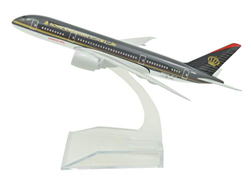 TANG DYNASTY(TM) 1:400 16cm B787 Royal Jordanian Metal Airplane Model Plane Toy Plane Model
