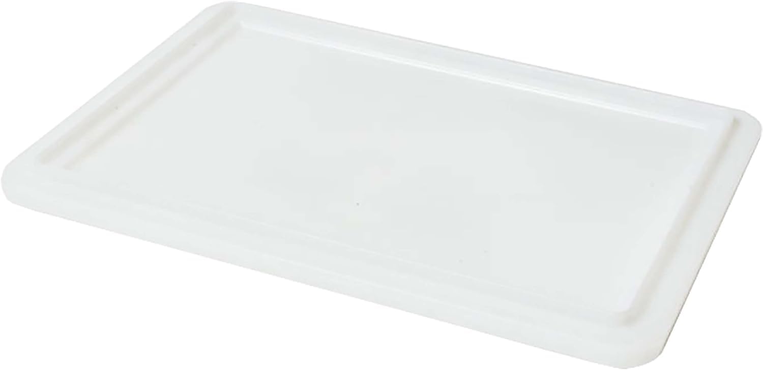 Set 5 Cassetta con Coperchio impasti palline Pizza Pane panette 30x40x13 per alimenti certificata certificata per alimenti litri 12 professionale impilabile sovrapponibile