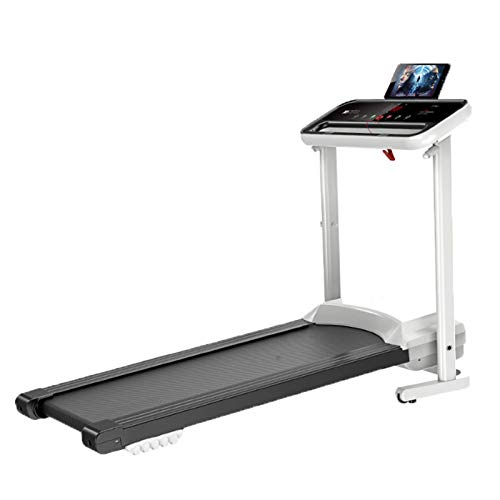 sjdxd Pequeña caminadora doméstica, máquina de Caminata silenciosa Plegable con Altavoces tamaño 127 * 66 * 118cm Motor 2HP Velocidad 0.8-12km / h