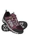 Mountain Warehouse Path Waterproof Womens Walking Shoes - Breathable Ladies Shoe, Mesh Lining, High Traction Sole Hiking Shoes - for Spring Summer, Trekking Purple Adult Shoe Size 6