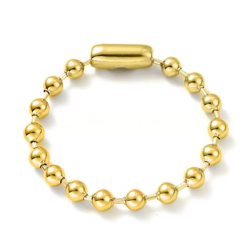 Image of LZD 6-10 inch Stainless Steel Ball Chain Beads Bracelet Silver Gold Multicolor 2 /4 /6 /8 /10mm Bead P274