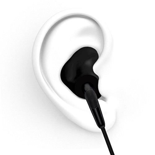 Decibullz - Custom Molded Adapters for Jaybird Freedom F5 and Jaybird Freedom 2 Earphones, for Your Freedom (Black)