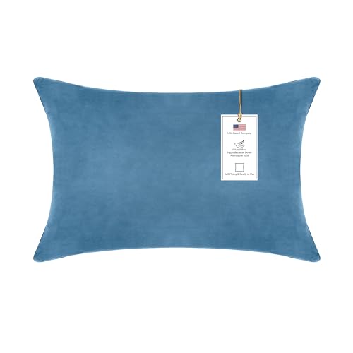 A1 Home Collections Down Alternative Throw, Pillow Insert Pack of 1, 12"x20", Navy Blue