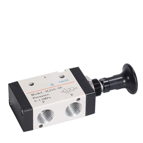 Vanne push-pull 4L210-08 de commande manuelle pneumatique