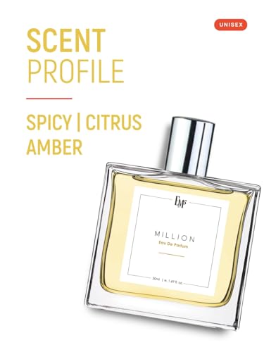 Image of EM5 Million Perfume for Men | Amber Woody Fresh Spicy Fragrance | Eau de Parfum Spray | Luxury Gift for Men