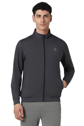 Image of Van Heusen Men's Flex Power Series Full Sleeve Sports Jacket | Zip Front | Perfect for Layering