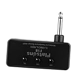 Mini-kopfhörer-gitarrenverstärker: aus aluminium, abs-kunststoff, langlebig und praktisch für den dauerhaften gebrauch, miniatur-gitarrenlautsprecher.