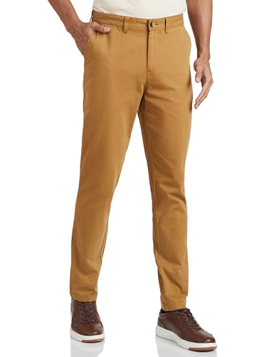 Image of Amazon Brand - Symbol Men's Casual Regular Fit Cotton Pants | Chinos | Trousers