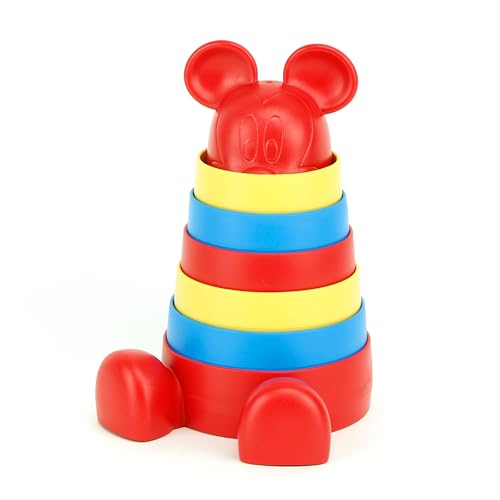 Image of Green Toys Disney Baby Exclusive - Mickey Mouse Stacker, Red