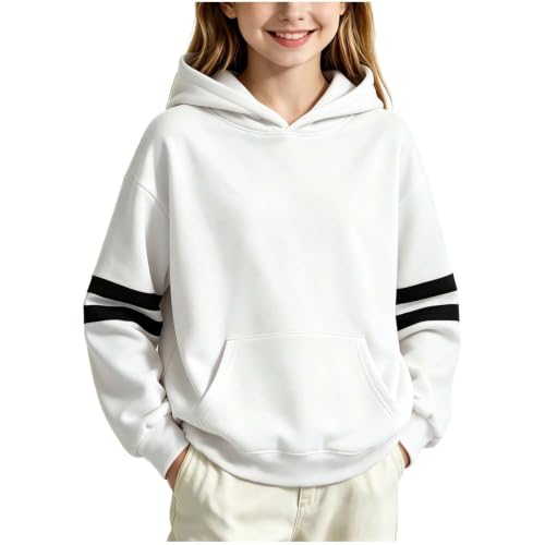 Ayolanni teen girl hoodie Hoodies for Teen Girls Cute Trendy Hooded Sweatshirt Youth Kids Clothes White - image 2