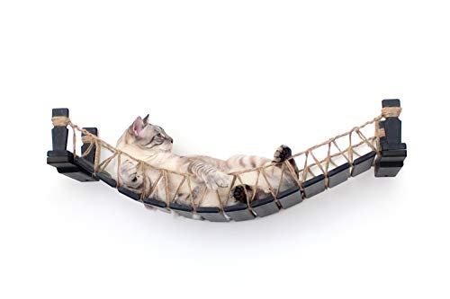 CatastrophiCreations Cat Bridge Wall-Mounted Play and...