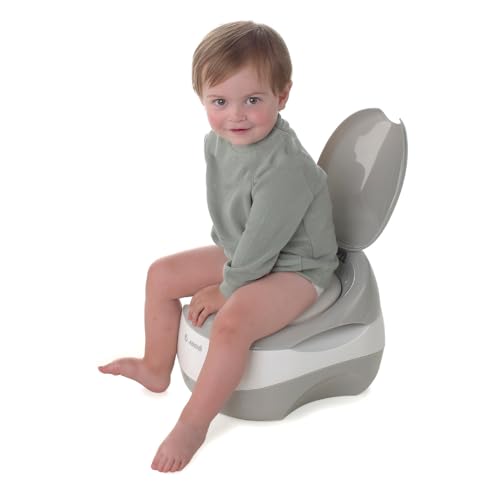 Jané Pot Bébé 3 en 1, Pot + Réducteur WC + Marchepied Enfant, Antidérapant, Siège Rembourré, dès 18 Mois jusqu’à 50 kg