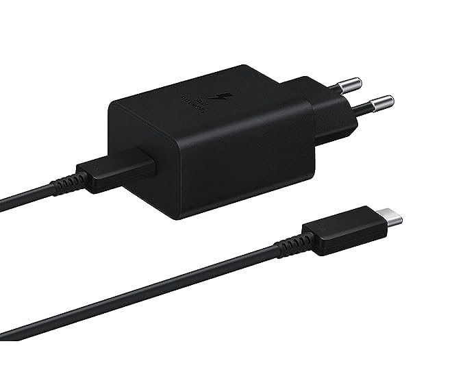 Image of 45W Super Fast Charger Compatible with Samsung S24 S24 Ultra 5G-Black (CXZ6)