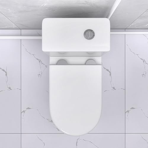 Inodoro Macerador One Piece de Doble Descarga con Bomba Silenciosa de 450W para Sótano, 4 Entradas de Agua para Baño, Cocina y Sótano, Alta Capacidad de Descarga. Incluye 2 piezas. miniatura 5