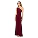 Adrianna Papell Women's One Shoulder Jersey Dress | Formal Long Evening Gown with Asymmetrical Neckline & Cascading Sash