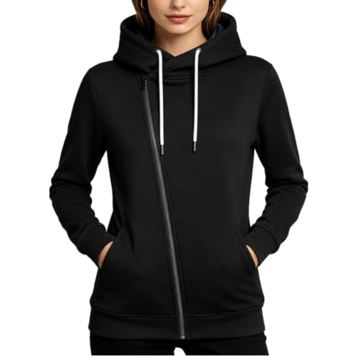Sweat à capuche en polaire femme ample et chaud contre les frissons