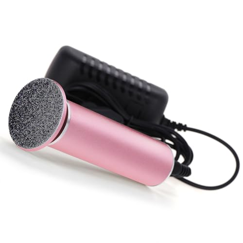 Râpe à Pieds Pédicure Electrique Anti-callosité Lime Pieds Electrique pour Corne (Vitesse Réglable) avec 60 Tampons de Remplacement pour Femmes Hommes...