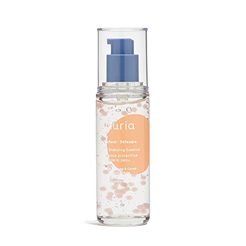 Nuria - Defend Skin Shielding Essence, Antioxidant-Rich Lightweight Face Essence with Ginseng, Carob, and Niacinamide, 50mL/1.7 fl oz