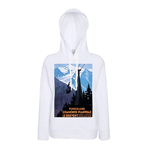 Sweat Chamonix funiculaire affiche vintage pour raviver vos souvenirs de vacances