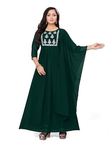 Image of Women's Georgette Fabric Kurti with Dupatta for Any Occassion | Kurti Set for Women