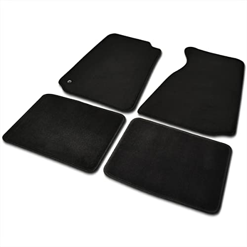 Spec-D Tuning Floor Carpets Mats 4Pc Black Gt Compatible with Ford Mustang 1994-2004