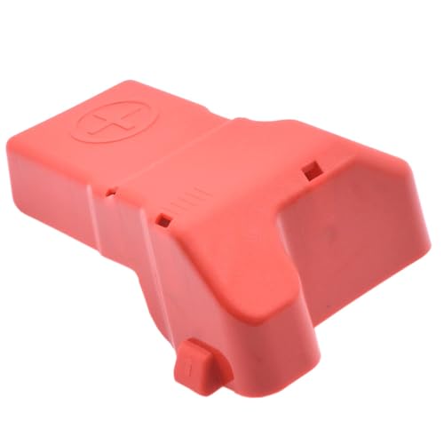 Unifizz Under-Hood Positive Battery Terminal Post Cover Compatible for Do-dge RAM 1500 2013-2021 RAM 2500 3500 2013 2014 2015 2016 2017 2018 68164628AA Red Battery Terminal Boots Insulating Covers