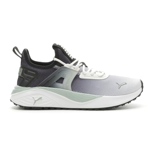 PUMA Womens Pacer 23 All Over Print Fade Lace Up Sneakers Shoes - Grey