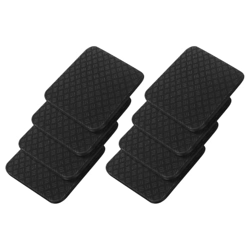 8 piezas Almohadillas antideslizantes para pies de cinta de correr, tapete para equipo de ejercicio de PU miniatura 1