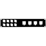 Penn-Elcom R1273/2UK Rack Panel For EP/XLR