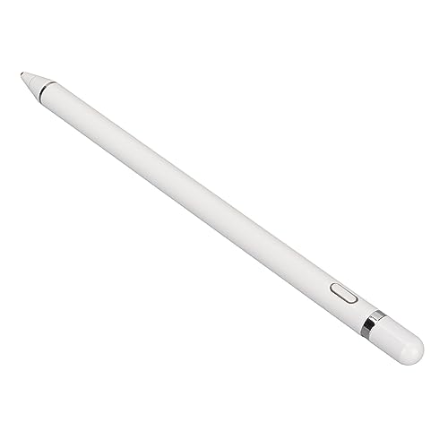 Lápiz capacitivo activo blanco con punta de cobre y carga USB para tablet 2