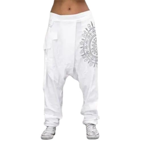 Pantalon baggy rétro femme cargo hip-hop streetwear sarouel taille basse