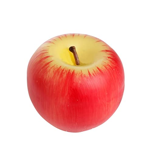 SHOWERORO Realistic Apple Shape Candles for Christmas Decorations Artificial Fruit Candles Unique Home Decor Christmas Presents