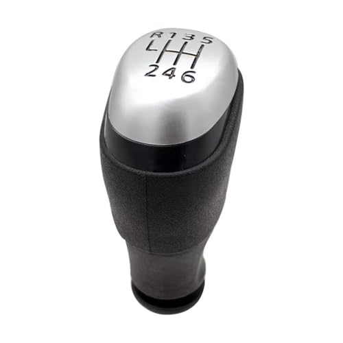 AXCBIOUR 5 6 Speed Manual Gear Shift Knob for Renault for Clio IV MK4 2012 2013 2014 2015 2016 2017 2018 2019 Interior Renovation(Style 4)