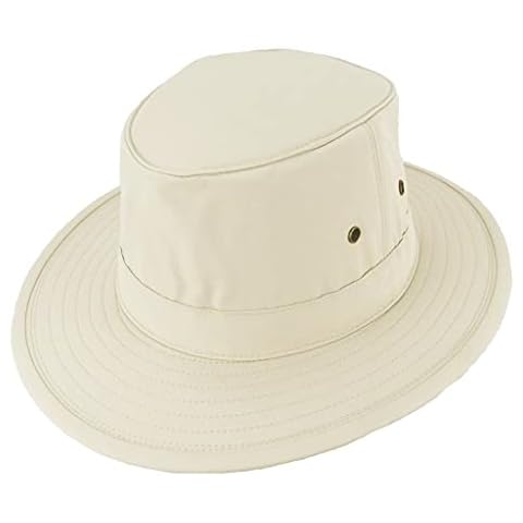 Charlton's of Northumberland Safari UPF 50+ Summer Fedora Traveller Sun Bush Hat [Stone,Medium 58cm] Cover