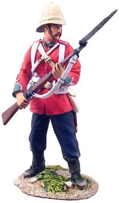 Soldado de juguete W. Britain 24th Foot Anglo-Zulu Wars miniatura 1