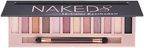 BestLand 12 Colors Makeup Nude Colors Eyeshadow Palette Natural Nude Matte Shimmer Glitter Pigment Eye Shadow Pallete Set Waterproof Smokey Professional Beauty Makeup Kit (Color B Shimmer)
