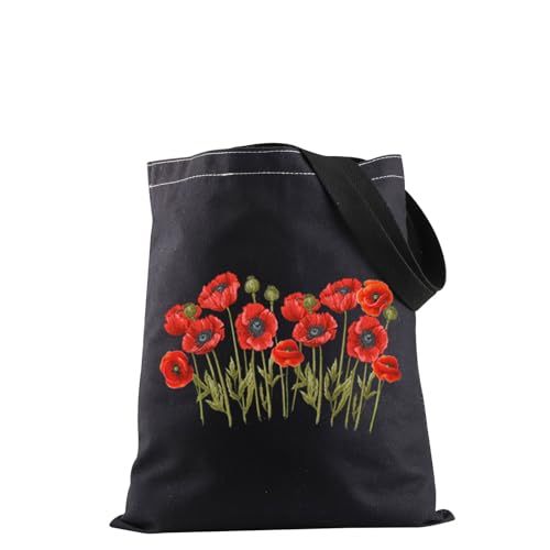 Sac fourre-tout coquelicot : fini les sacs plastiques fragiles pour vos courses