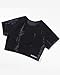 AUROLA Serpent Snake Seamless Workout T-Shirts for Women,Short Sleeve Crop Top Gym Yoga Athletic Shirts Tee,Black,M