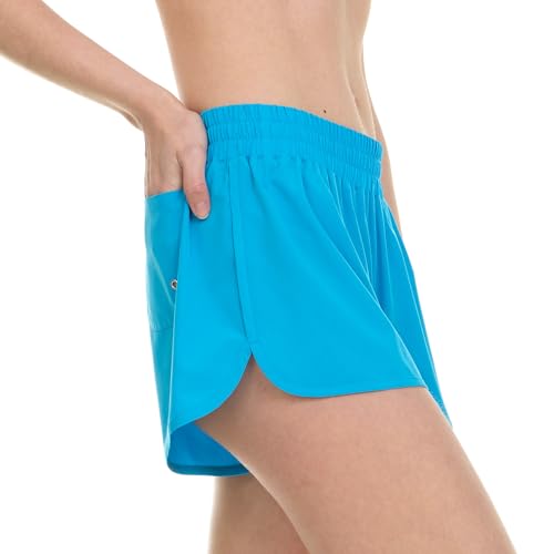 Image of Hurley 3 inch Swim Board Shorts for Women, Swim Shorts Women, Swimming Bottoms