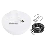BONKZEBU Antenne Satellite ISA190, Antenne Champignon Compacte et Portable pour Automobile Marine Iridium 9505A-ensemble ABS Noir