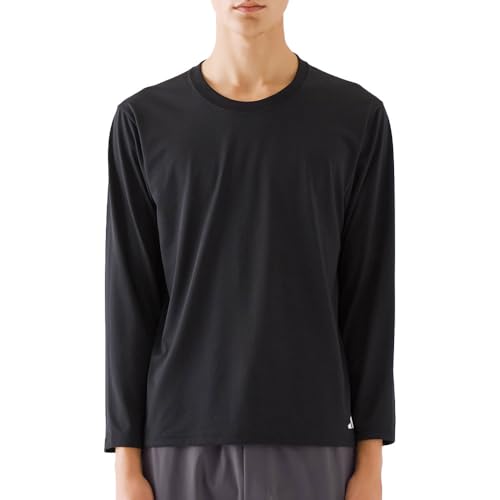 adidas(アディダス) ロングスリーブシャツ 【ワイルドシルエット】 長袖 クルーネック 吸汗速乾 ワンポイントロゴ 綿混 AP906R