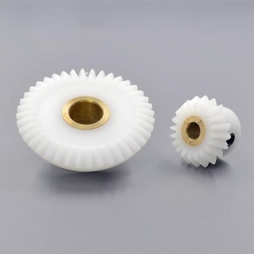 Motorreductor angular con engranaje cónico de 1 módulo y transmisión 1:2 para eje de 12mm 2
