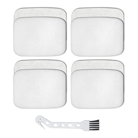 VideoPUP Replacement 4pcs Foam Felt Filter Kit Compatible with Shark Rotator Navigator Lift-Away PowerFins Upright Vacuum LA301 LA300 UV850, Replace XHF320 XFFK320 with 1pc Brush Cover
