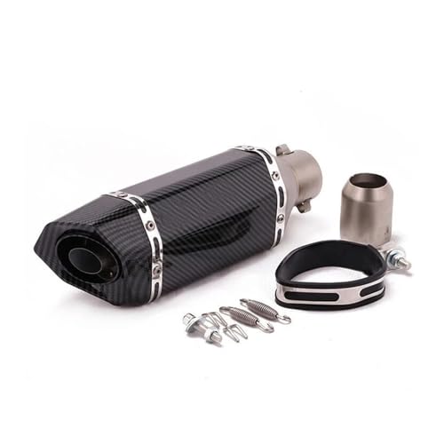 Tube d'échappement de moto 51 mm pour une sonorité rauque et sportive