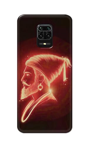Image of Plastic Printfidaa Printed Hard Back Cover Case For Mi Redmi Note 9 Pro | Note 9 Pro Max | Poco M2 Pro | Mi Redmi Note 10 Lite Back Cover (Chatrapati Shivaji Maharaj) -112