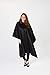 BD Barber Oversized Styling Cape with Snap Closure, Cut to Fit and Flatter a Larger Figure, Fits Up to 28